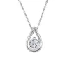 PENDENTIF SOLITAIRE EN OR SERTI DpiUN DIAMANT DE LABORATOIRE
