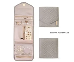 POCHETTE À BIJOUX DE VOYAGE EN COTON
