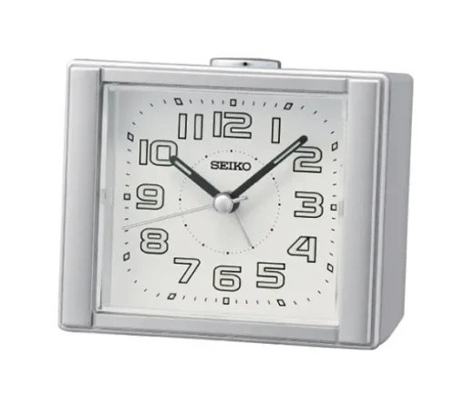 REVEIL SEIKO ANALOGIQUE ARGENT