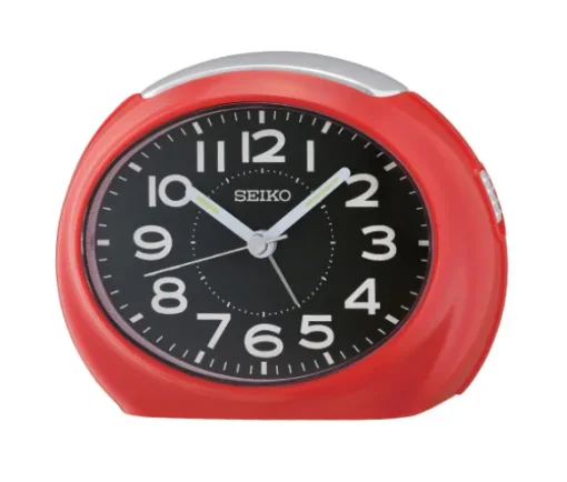 RÉVEIL MATIN SEIKO ANALOGIQUE AU QUARTZ DE DIFFÉRENTES COULEURS