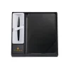 STYLO BILLE CROSS NOIR BASALTE+CARNET