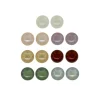 7X BOUCLES ARG P. EAU DOUCE TEINTÉES 9MM